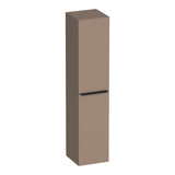 BRAUER Elevate hoge kast 160 excl. opleggrepen met 2 deuren links- of rechtsdraaiend mat mokka HK-EL160MM