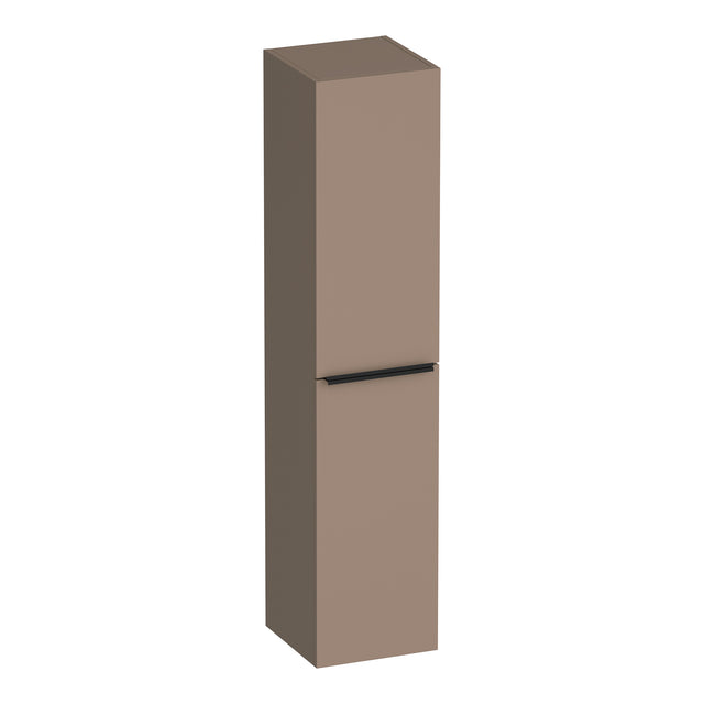 BRAUER Elevate hoge kast 160 excl. opleggrepen met 2 deuren links- of rechtsdraaiend mat mokka HK-EL160MM