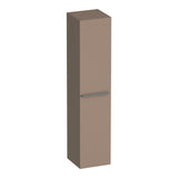 BRAUER Elevate hoge kast 160 excl. opleggrepen met 2 deuren links- of rechtsdraaiend mat mokka HK-EL160MM