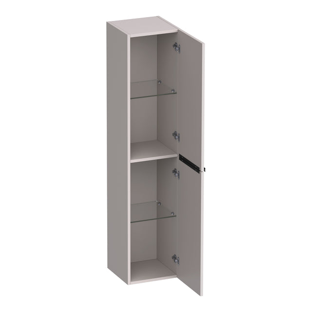 BRAUER Elevate hoge kast 160 excl. opleggrepen met 2 deuren links- of rechtsdraaiend mat zand HK-EL160MS