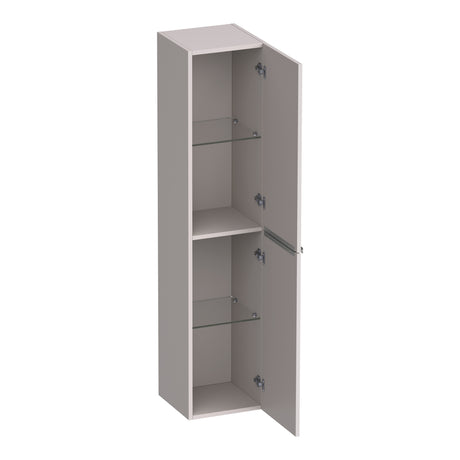 BRAUER Elevate hoge kast 160 excl. opleggrepen met 2 deuren links- of rechtsdraaiend mat zand HK-EL160MS