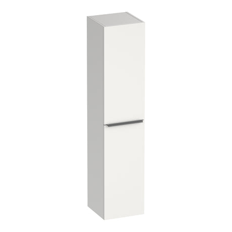 BRAUER Elevate hoge kast 160 excl. opleggrepen met 2 deuren links- of rechtsdraaiend mat wit HK-EL160MW