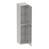 BRAUER Elevate hoge kast 160 excl. opleggrepen met 2 deuren links- of rechtsdraaiend mat wit HK-EL160MW