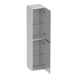 BRAUER Elevate hoge kast 160 excl. opleggrepen met 2 deuren links- of rechtsdraaiend mat wit HK-EL160MW