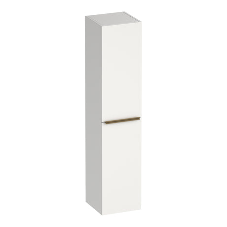 BRAUER Elevate hoge kast 160 excl. opleggrepen met 2 deuren links- of rechtsdraaiend mat wit HK-EL160MW