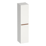 BRAUER Elevate hoge kast 160 excl. opleggrepen met 2 deuren links- of rechtsdraaiend mat wit HK-EL160MW