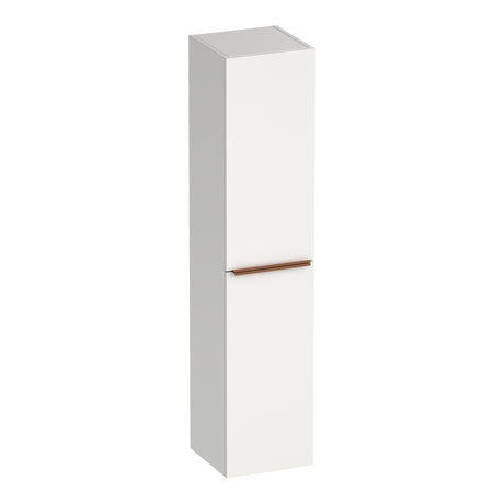 BRAUER Elevate hoge kast 160 excl. opleggrepen met 2 deuren links- of rechtsdraaiend mat wit HK-EL160MW