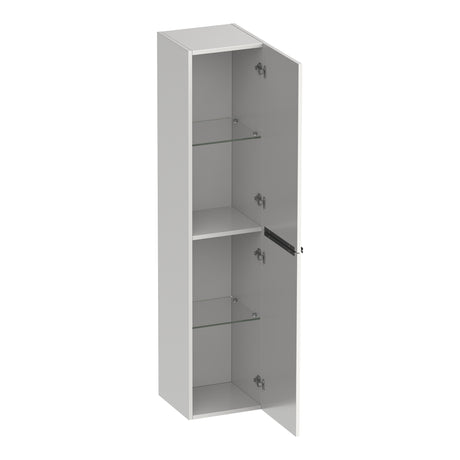 BRAUER Elevate hoge kast 160 excl. opleggrepen met 2 deuren links- of rechtsdraaiend mat wit HK-EL160MW