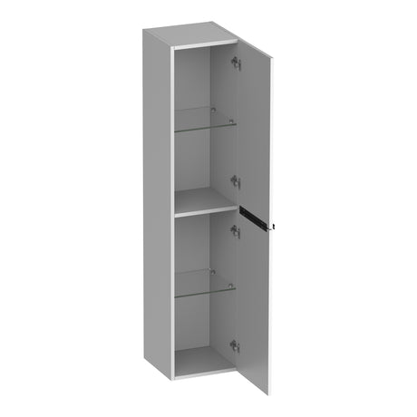 BRAUER Elevate hoge kast 160 excl. opleggrepen met 2 deuren links- of rechtsdraaiend mat wit HK-EL160MW