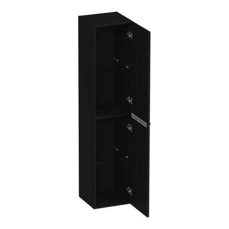 BRAUER Elevate hoge kast 160 excl. opleggrepen met 2 deuren links- of rechtsdraaiend mat zwart HK-EL160MZ