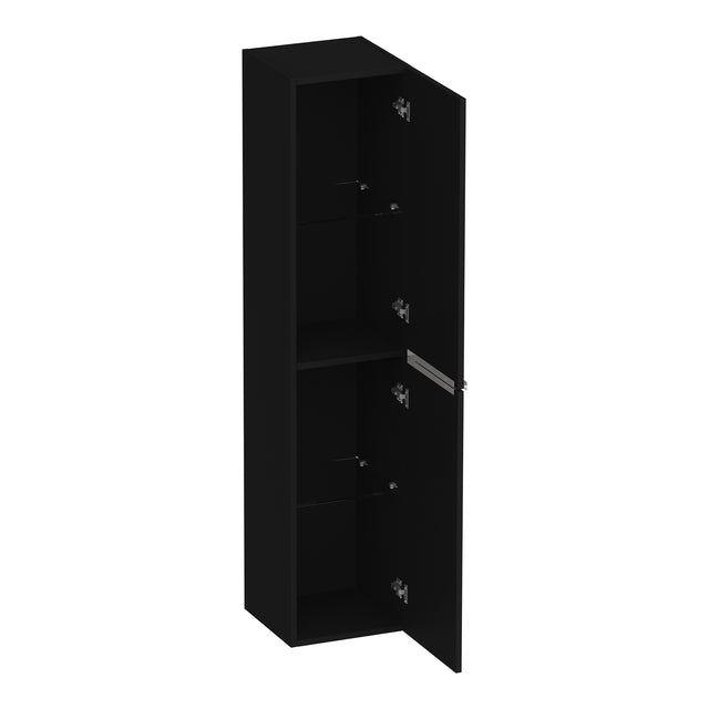 BRAUER Elevate hoge kast 160 excl. opleggrepen met 2 deuren links- of rechtsdraaiend mat zwart HK-EL160MZ