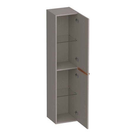 BRAUER Elevate hoge kast 160 excl. opleggrepen met 2 deuren links- of rechtsdraaiend Timber Greige HK-EL160TE
