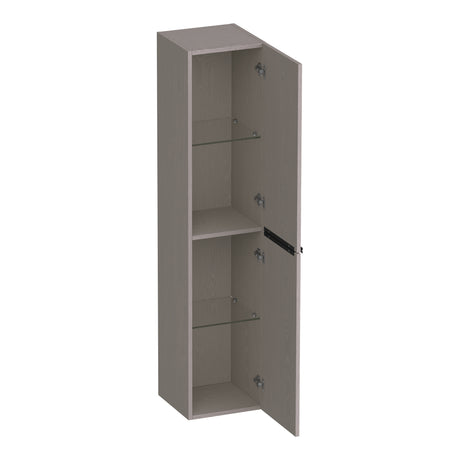 BRAUER Elevate hoge kast 160 excl. opleggrepen met 2 deuren links- of rechtsdraaiend Timber Greige HK-EL160TE