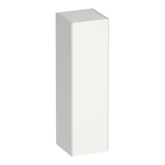 BRAUER Inspire hoge kast 120 met 1 deur greeploos linksdraaiend hoogglans wit HK-IN120LHW