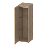 BRAUER Inspire hoge kast 120 met 1 deur greeploos linksdraaiend lamellen eiken naturel HK-IN120LLEN