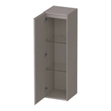 BRAUER Inspire hoge kast 120 met 1 deur greeploos linksdraaiend Timber Greige HK-IN120LTE