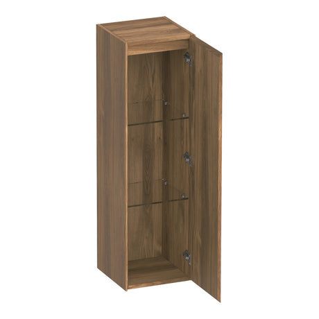 BRAUER Inspire hoge kast 120 met 1 deur greeploos rechtsdraaiend Honey HK-IN120RHO