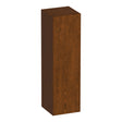 BRAUER Inspire hoge kast 120 met 1 deur greeploos rechtsdraaiend lamellen eiken bruin HK-IN120RLEB