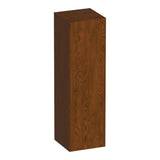 BRAUER Inspire hoge kast 120 met 1 deur greeploos rechtsdraaiend lamellen eiken bruin HK-IN120RLEB
