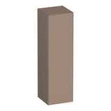 BRAUER Inspire hoge kast 120 met 1 deur greeploos rechtsdraaiend mat mokka HK-IN120RMM