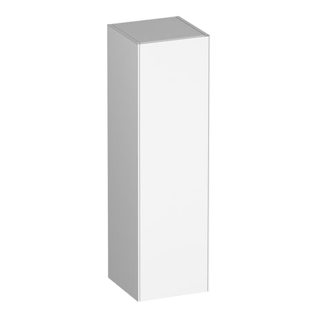 BRAUER Inspire hoge kast 120 met 1 deur greeploos rechtsdraaiend mat wit HK-IN120RMW