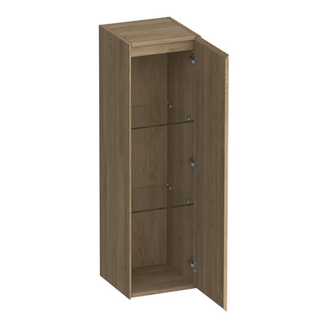 BRAUER Inspire hoge kast 120 met 1 deur greeploos rechtsdraaiend Sunlit HK-IN120RSL