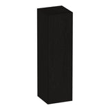 BRAUER Inspire hoge kast 120 met 1 deur greeploos rechtsdraaiend Timber Black HK-IN120RTB