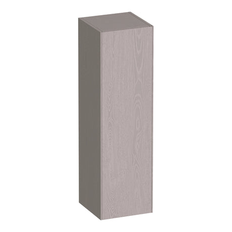 BRAUER Inspire hoge kast 120 met 1 deur greeploos rechtsdraaiend Timber Greige HK-IN120RTE