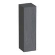 BRAUER Inspire hoge kast 120 met 1 deur greeploos rechtsdraaiend Timber Grey HK-IN120RTG