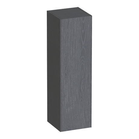 BRAUER Inspire hoge kast 120 met 1 deur greeploos rechtsdraaiend Timber Grey HK-IN120RTG