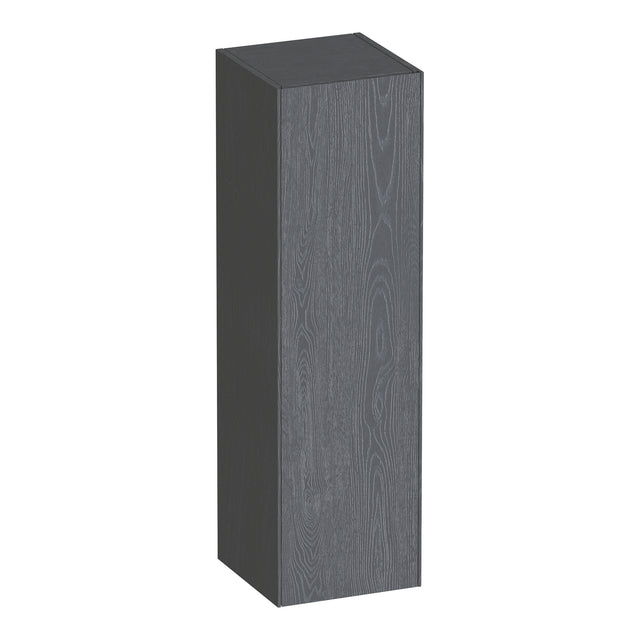 BRAUER Inspire hoge kast 120 met 1 deur greeploos rechtsdraaiend Timber Grey HK-IN120RTG