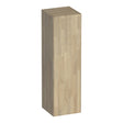 BRAUER Inspire hoge kast 120 met 1 deur greeploos rechtsdraaiend vingerlas eiken grijs HK-IN120RVEG