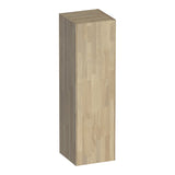 BRAUER Inspire hoge kast 120 met 1 deur greeploos rechtsdraaiend vingerlas eiken grijs HK-IN120RVEG