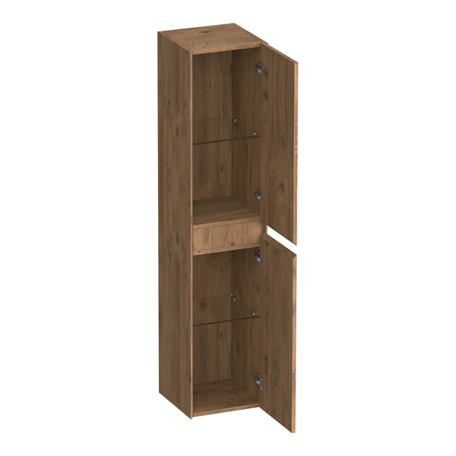 BRAUER Inspire hoge kast 160 met 2 deuren greeploos links- of rechtsdraaiend Chateau HK-IN160CH