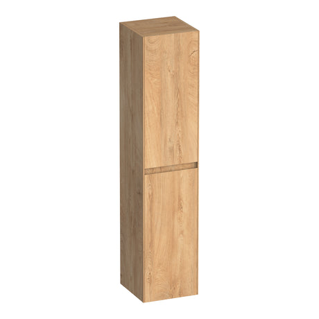 BRAUER Inspire hoge kast 160 met 2 deuren greeploos links- of rechtsdraaiend Forest Tan HK-IN160FT
