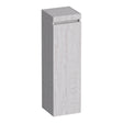 BRAUER Joy Wavy hoge kast 120 met 1 deur greeploos linksdraaiend Forest Seashell HK-JYW120LFS