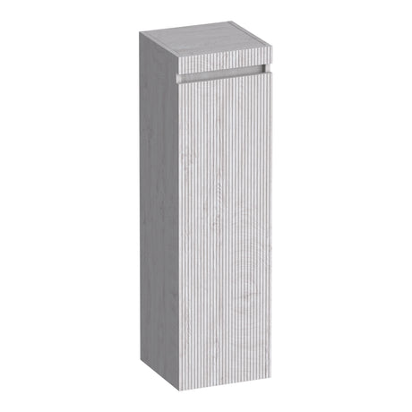 BRAUER Joy Wavy hoge kast 120 met 1 deur greeploos linksdraaiend Forest Seashell HK-JYW120LFS