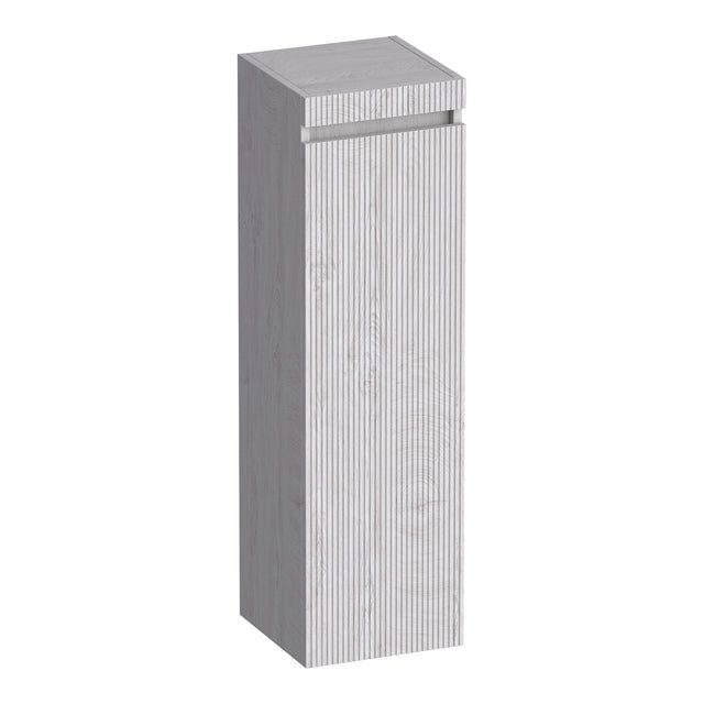 BRAUER Joy Wavy hoge kast 120 met 1 deur greeploos linksdraaiend Forest Seashell HK-JYW120LFS