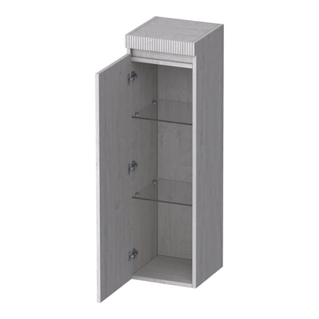 BRAUER Joy Wavy hoge kast 120 met 1 deur greeploos linksdraaiend Forest Seashell HK-JYW120LFS