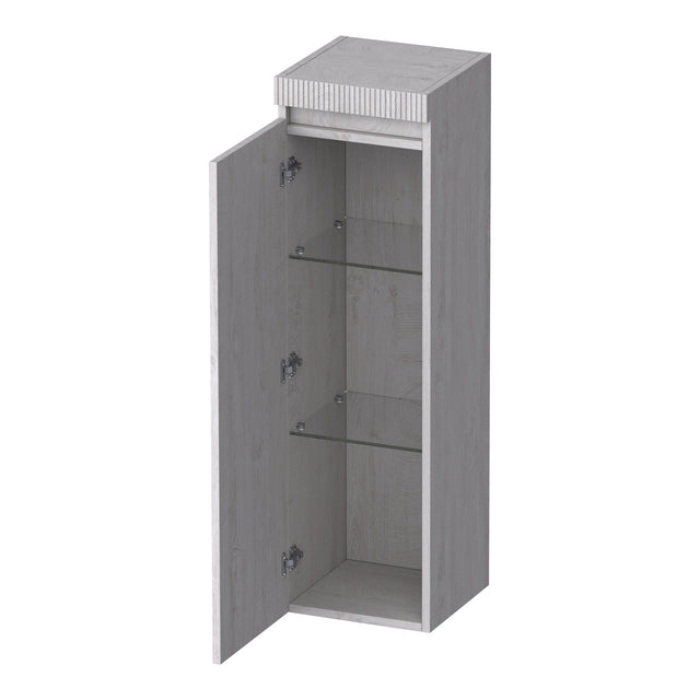 BRAUER Joy Wavy hoge kast 120 met 1 deur greeploos linksdraaiend Forest Seashell HK-JYW120LFS
