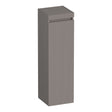 BRAUER Joy Wavy hoge kast 120 met 1 deur greeploos linksdraaiend mat taupe HK-JYW120LMT