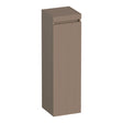 BRAUER Joy Wavy hoge kast 120 met 1 deur greeploos rechtsdraaiend mat mokka HK-JYW120RMM