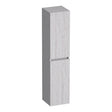 BRAUER Joy Wavy hoge kast 160 met 2 deuren greeploos links- of rechtsdraaiend Forest Seashell HK-JYW160FS