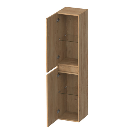 BRAUER Joy Wavy hoge kast 160 met 2 deuren greeploos links- of rechtsdraaiend Forest Tan HK-JYW160FT