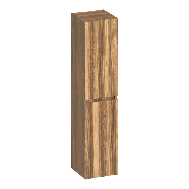 BRAUER Joy Wavy hoge kast 160 met 2 deuren greeploos links- of rechtsdraaiend Honey HK-JYW160HO