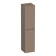 BRAUER Joy Wavy hoge kast 160 met 2 deuren greeploos links- of rechtsdraaiend mat mokka HK-JYW160MM