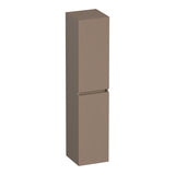 BRAUER Joy Wavy hoge kast 160 met 2 deuren greeploos links- of rechtsdraaiend mat mokka HK-JYW160MM
