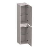 BRAUER Joy Wavy hoge kast 160 met 2 deuren greeploos links- of rechtsdraaiend mat zand HK-JYW160MS