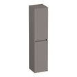 BRAUER Joy Wavy hoge kast 160 met 2 deuren greeploos links- of rechtsdraaiend mat taupe HK-JYW160MT