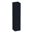 BRAUER Joy Wavy hoge kast 160 met 2 deuren greeploos links- of rechtsdraaiend mat zwart HK-JYW160MZ